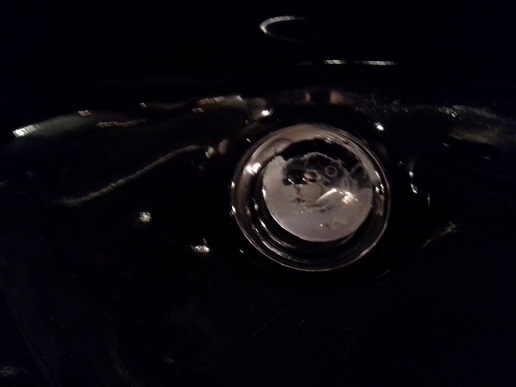 This poor drain has water damage every time I visi