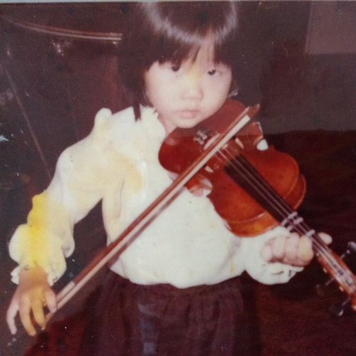 My first performance at 4 years old. You're never 