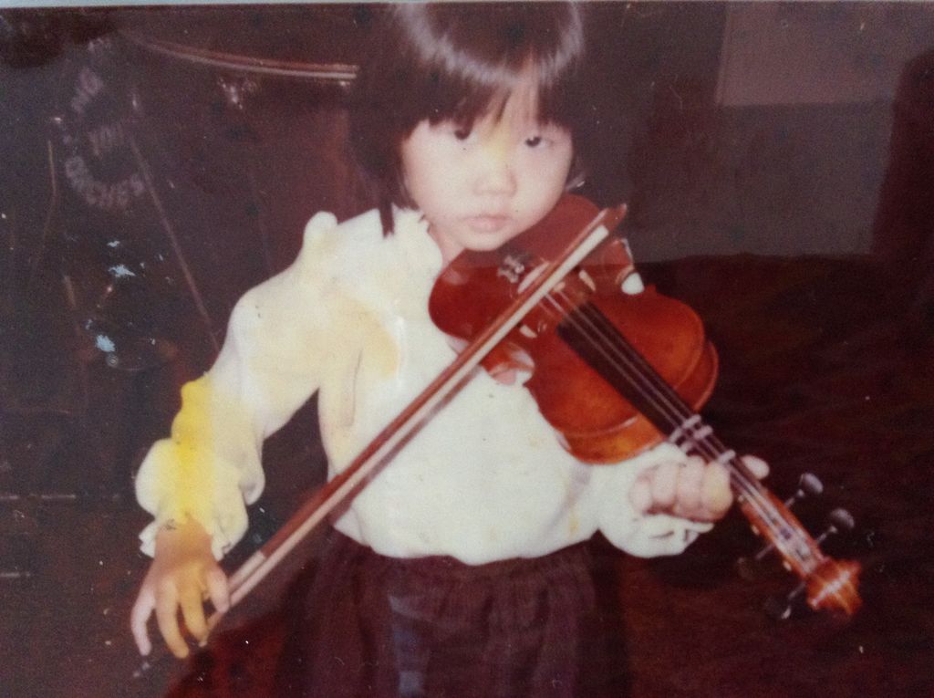 My first performance at 4 years old. You're never 