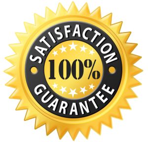 We offer a 100% guarantee on all services