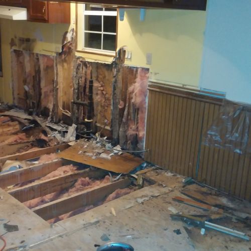Fire Damage:
Before: Kitchen Renovation
