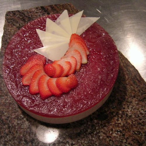 Strawberry Entremet Cake