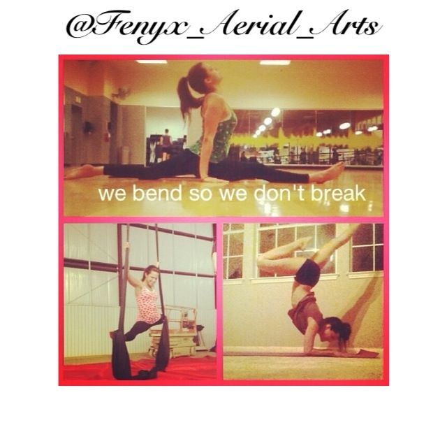 Silks and Yoga..A fantastic combo :)