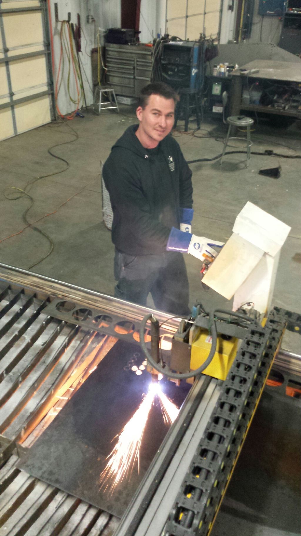 CNC plasma cutting