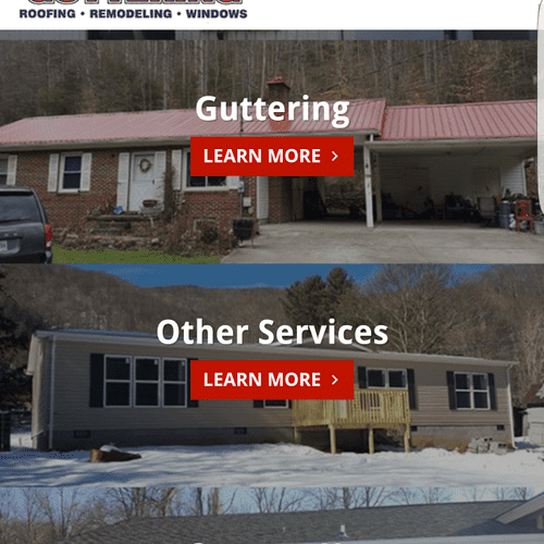 We Install 5 and 6 Inch Seamless Gutters and Half 