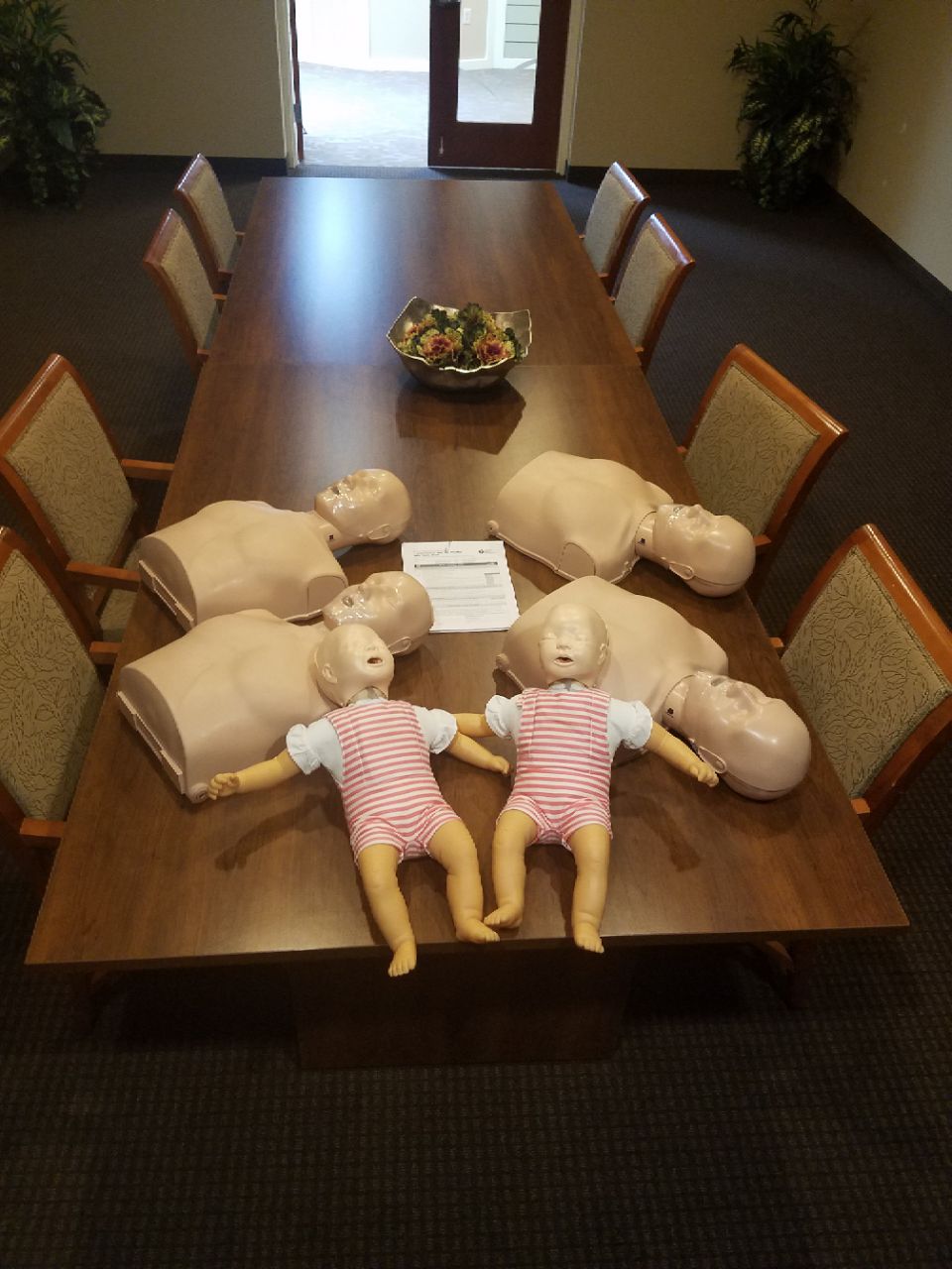 Some of our CPR mannequins