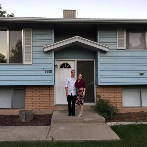Braden and Chelsea first home: purchased just a fe