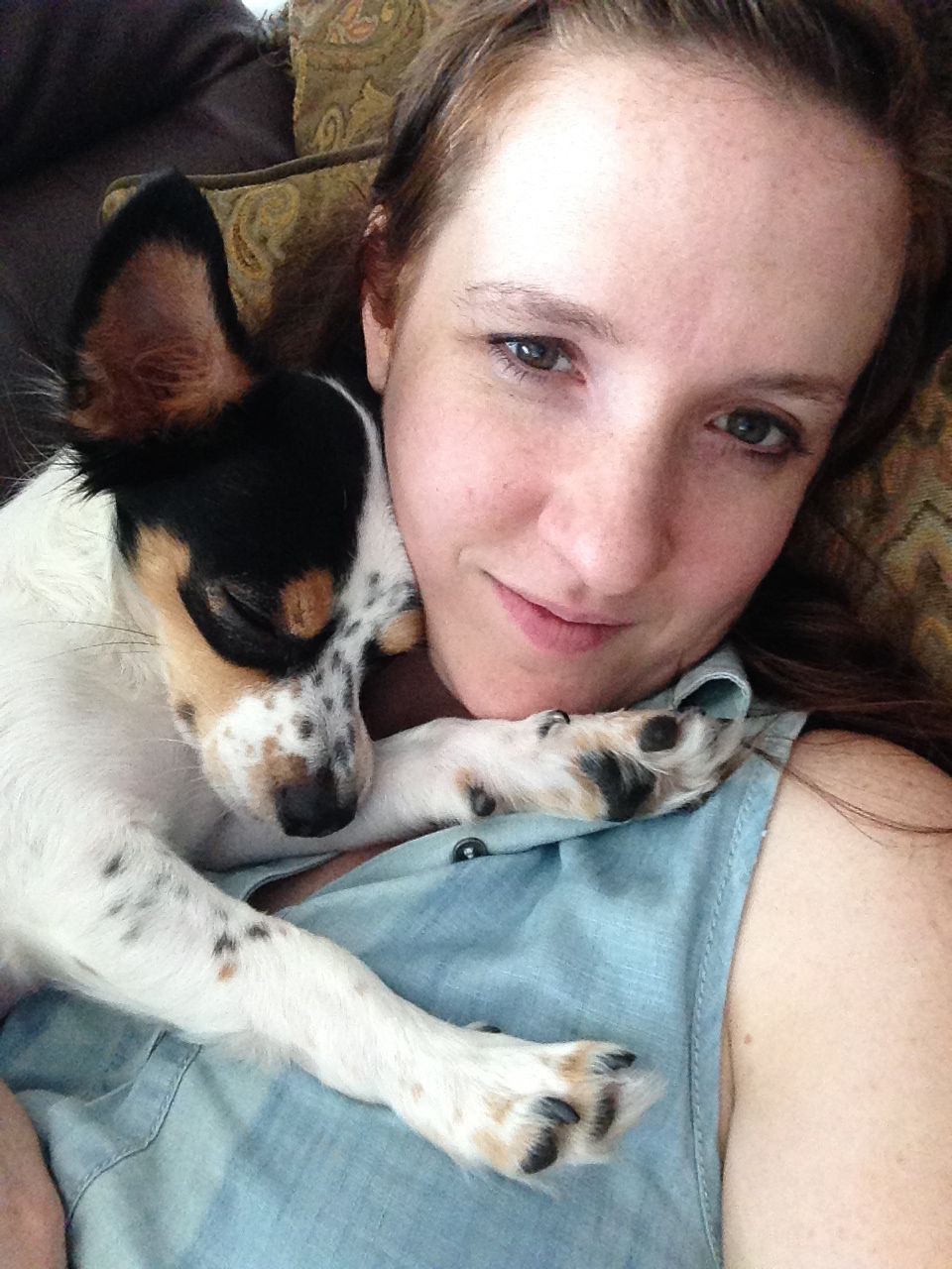 Rufus, my snuggle buddy.