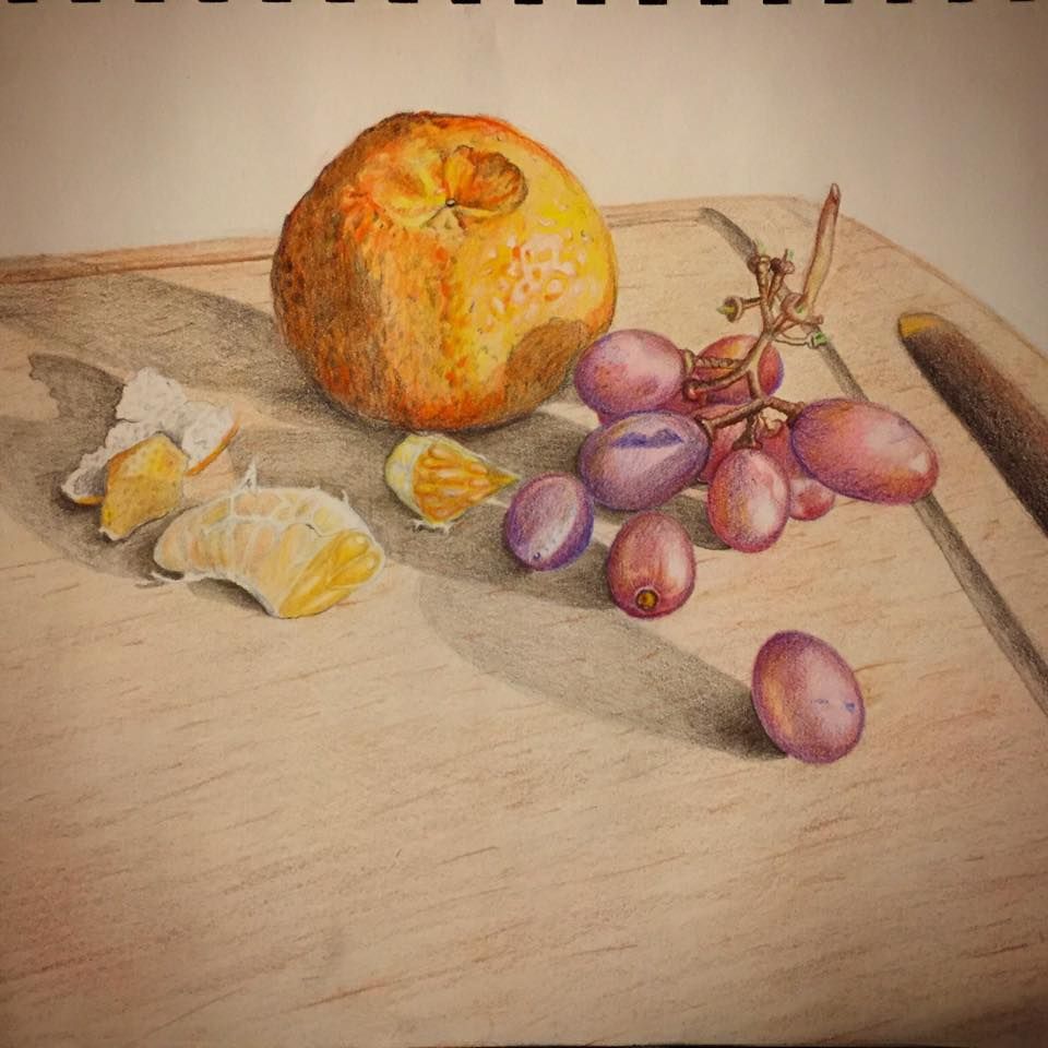 Color pencil fruit