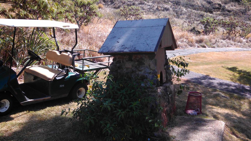 A water station @Hawaii Kai Golf Course. Before