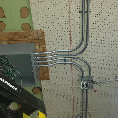 Some surface mounted pipe work I did on a 8000 Squ