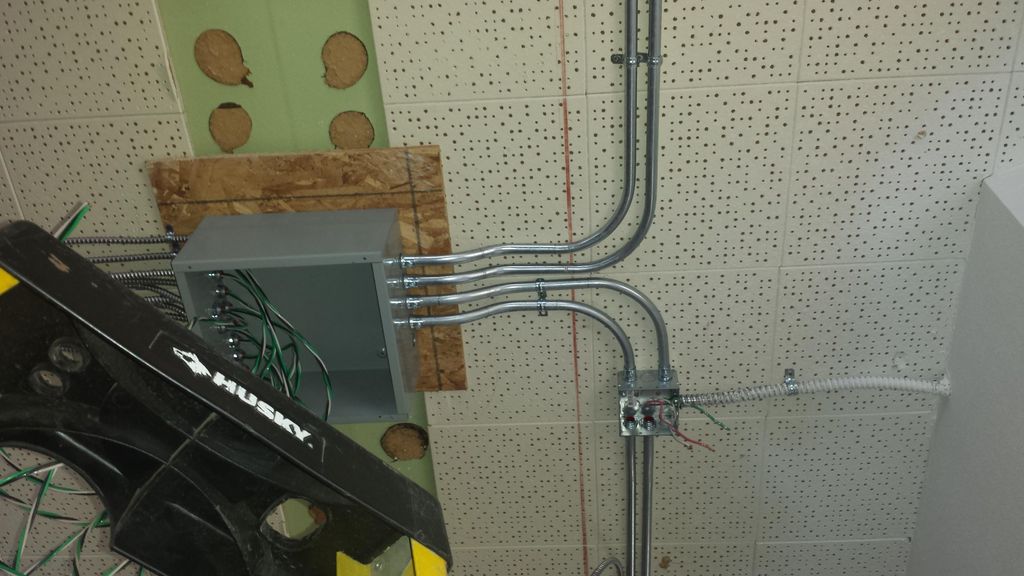 Some surface mounted pipe work I did on a 8000 Squ