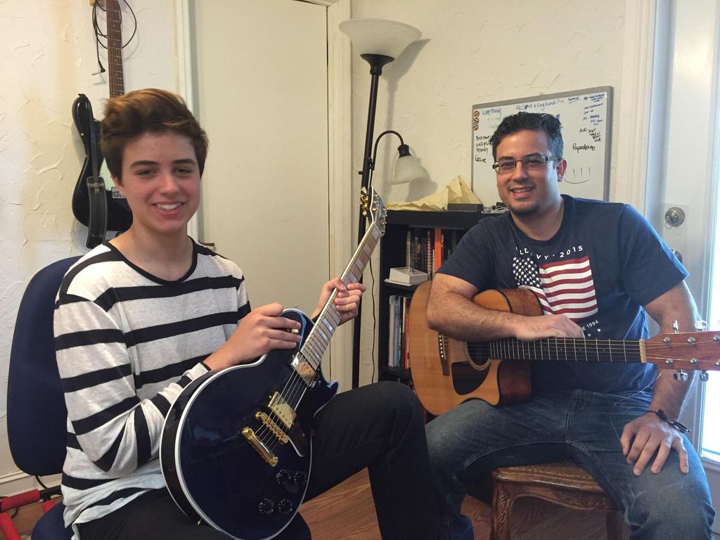 Anthony...is now an advanced student.