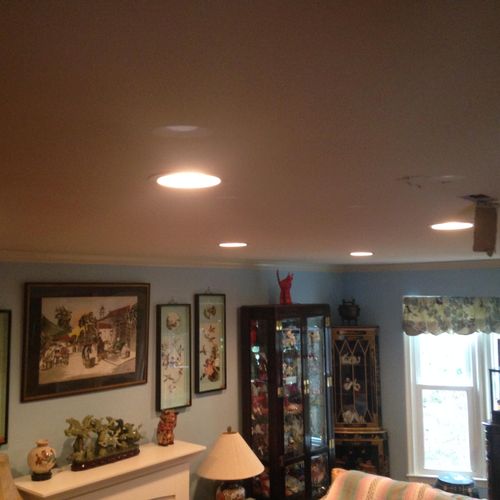 Recess lights is a great way to make any room vibr