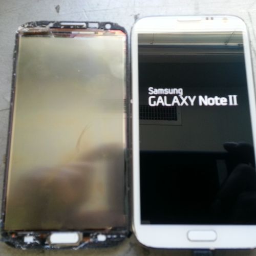 Samsung Galaxy Note II that we replaced the LCD an
