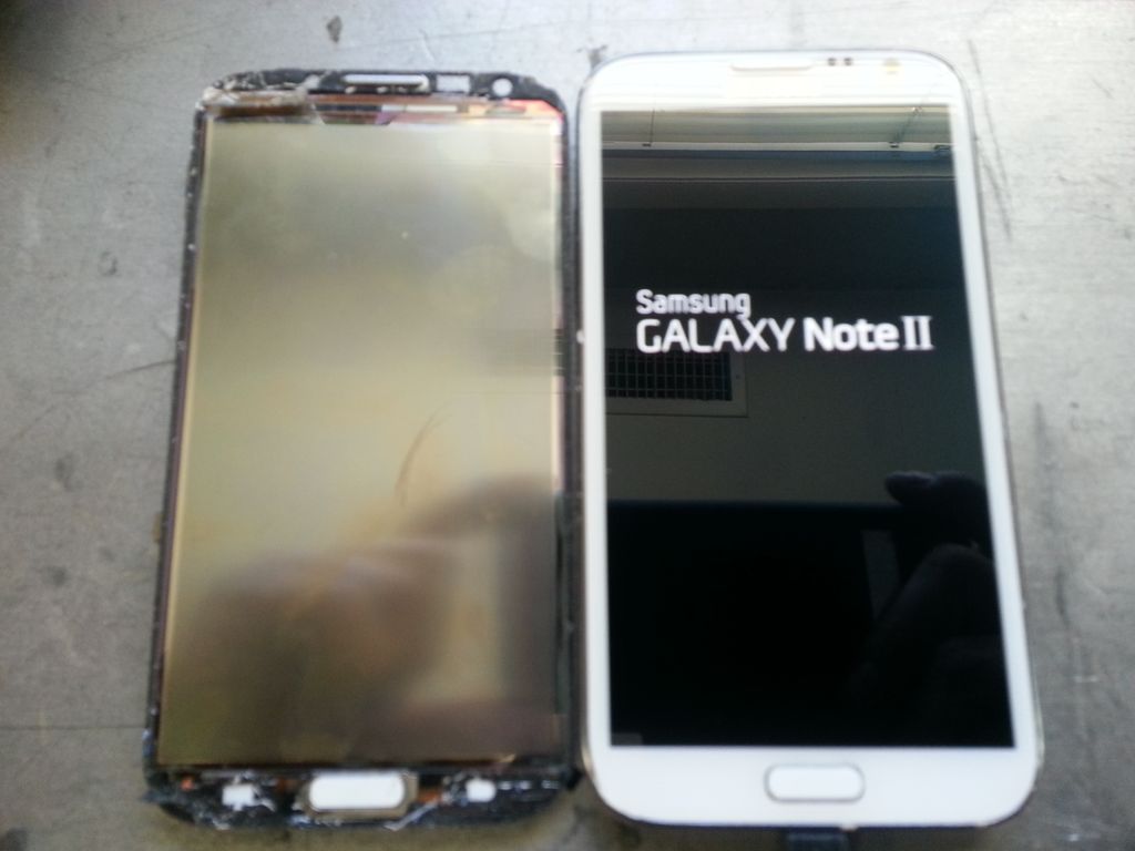 Samsung Galaxy Note II that we replaced the LCD an