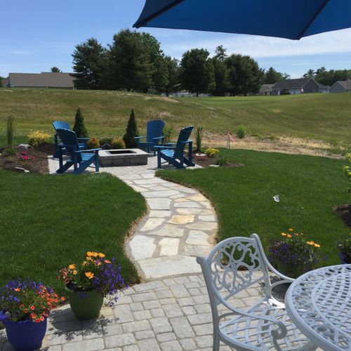 Patio, Fireplace & Lawn Installation