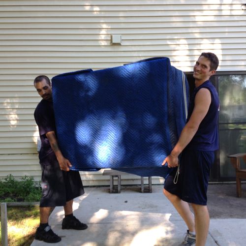 Our professional movers wrap all  furniture in the