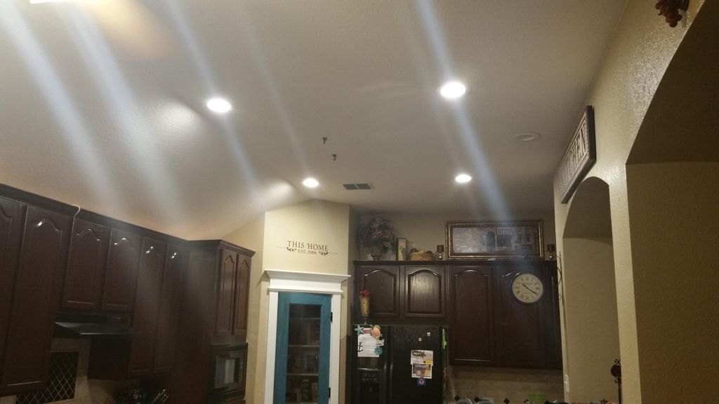 new led down lights in kitchen