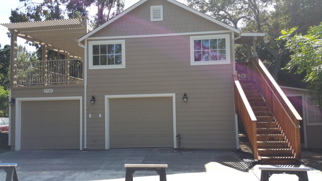 Fire restoration. I ran and worked on the job from