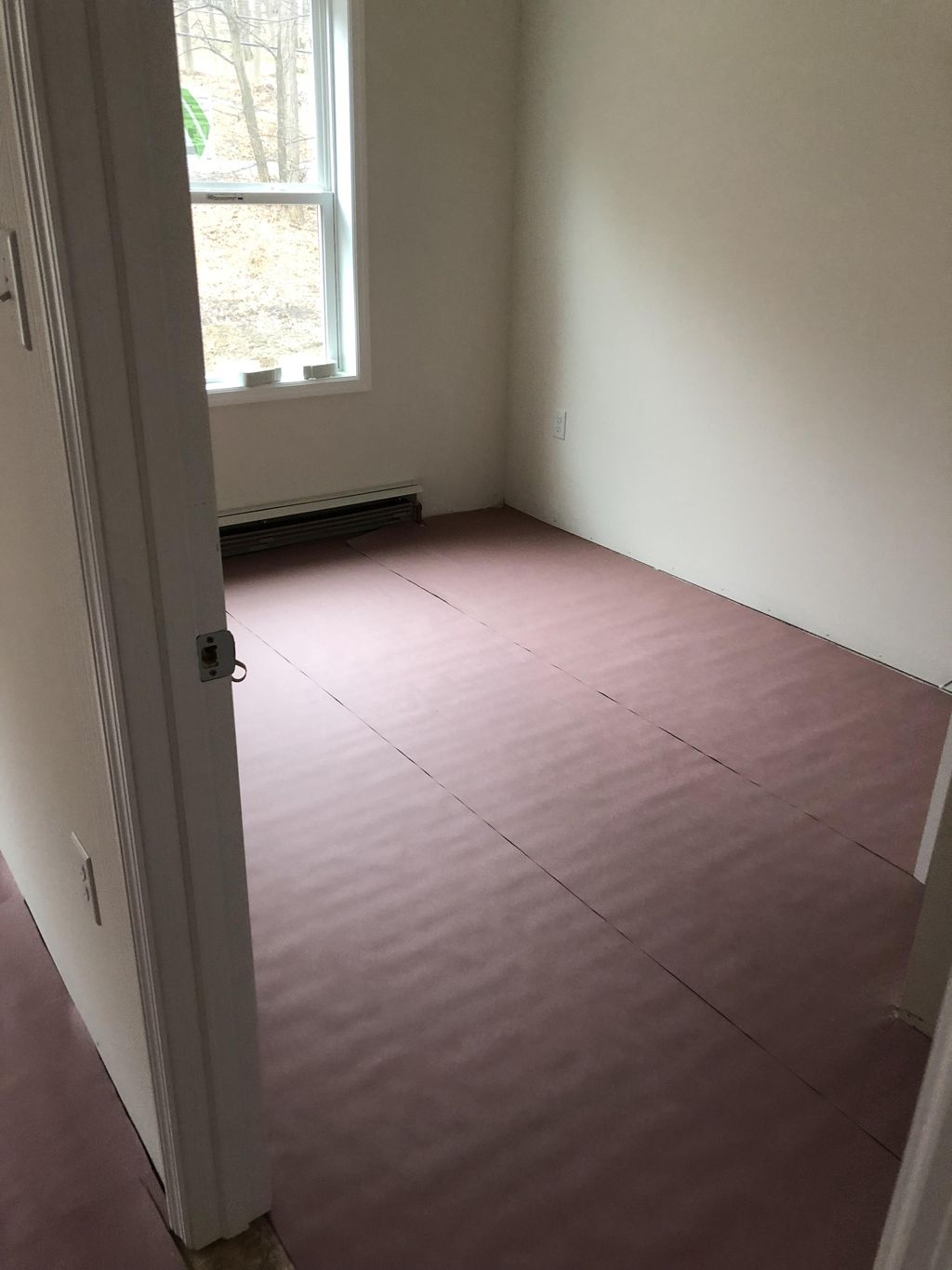 Vapor barrier for the new floor