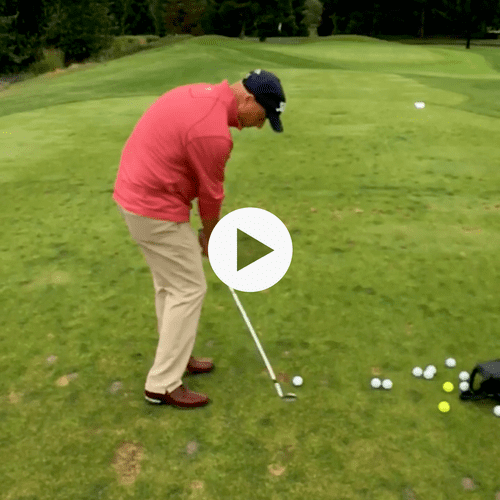 Many ways to hit a pitch shot, but a square face a