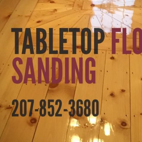 Table Top floor sanding