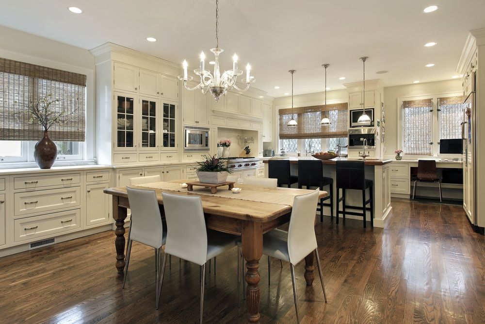 Transitional white kitchen