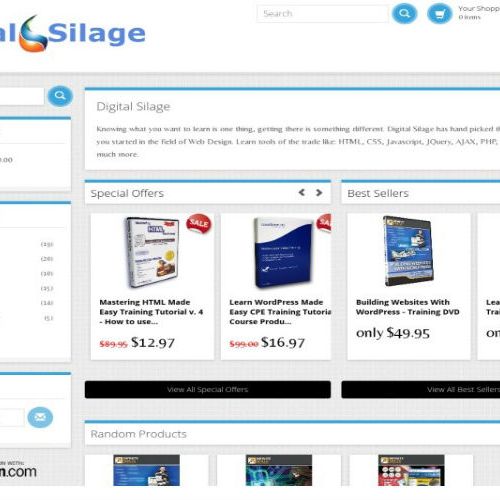 Digitalsilage.com: An Ecommerce site for textbooks