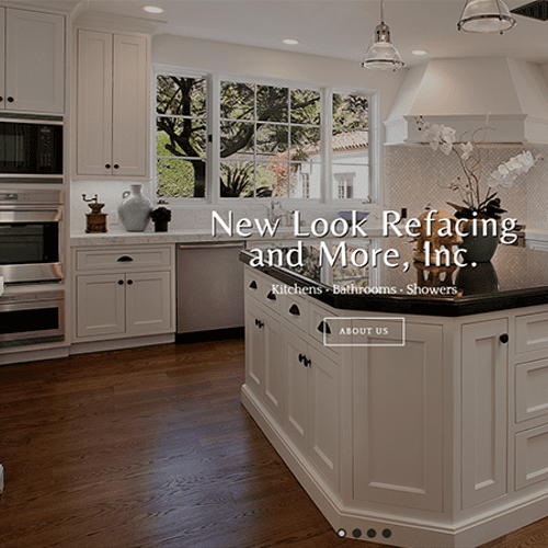 New Look Cabinet Refacing- Web Design + Marketing