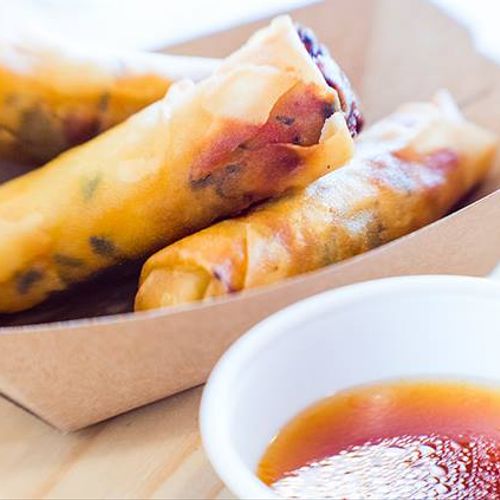Our very popular Sidekix Spring Rolls and dipping 