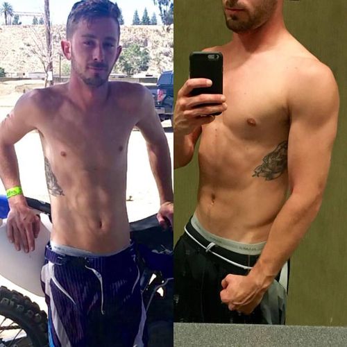 My client, Jesse, has put on 16 pounds of lean mus