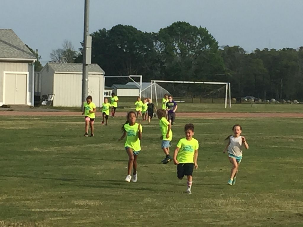 Kids running and having fun!