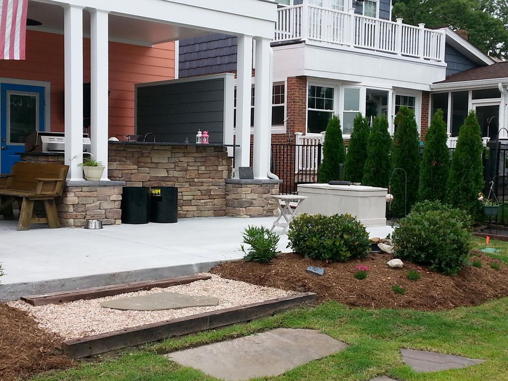 Back Yard Patio Garden