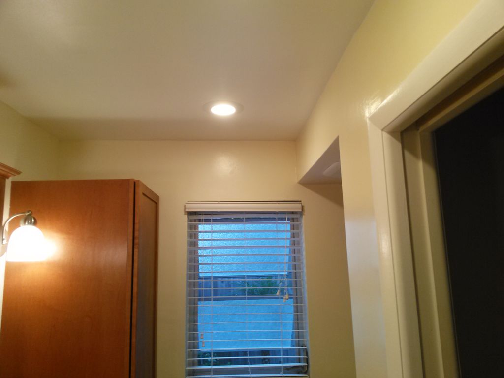 Bathroom walls and ceilings repainted
