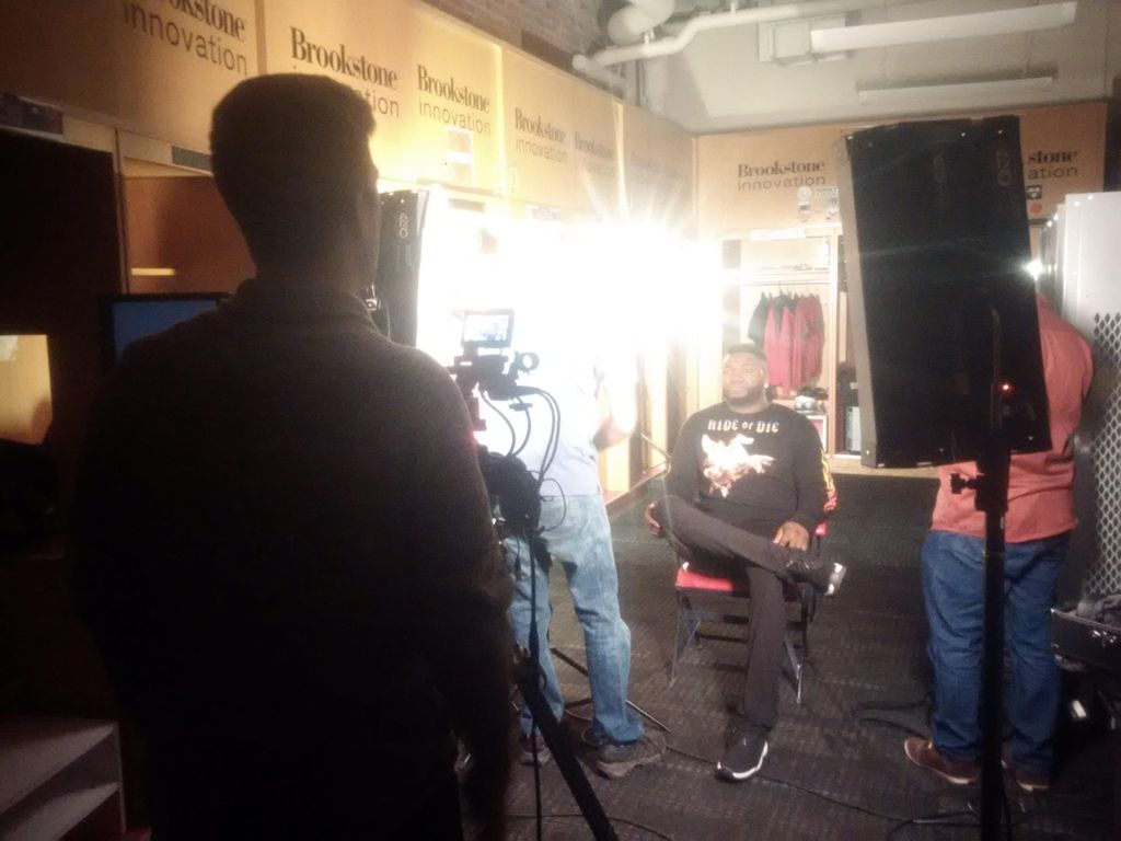 Shooting David Ortiz's retirement announcement in 