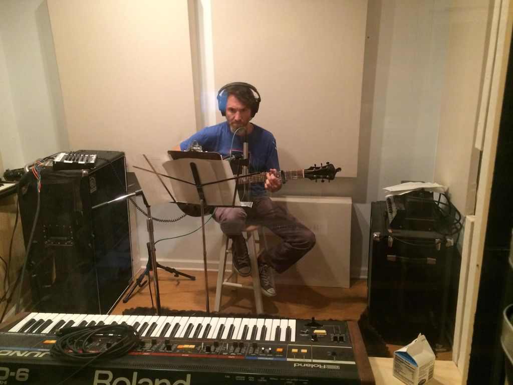 Ben Bernstein tracking guitar