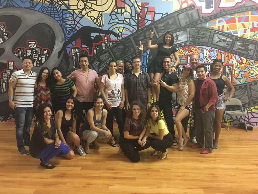 My students at my monthly workshop and social ELIP