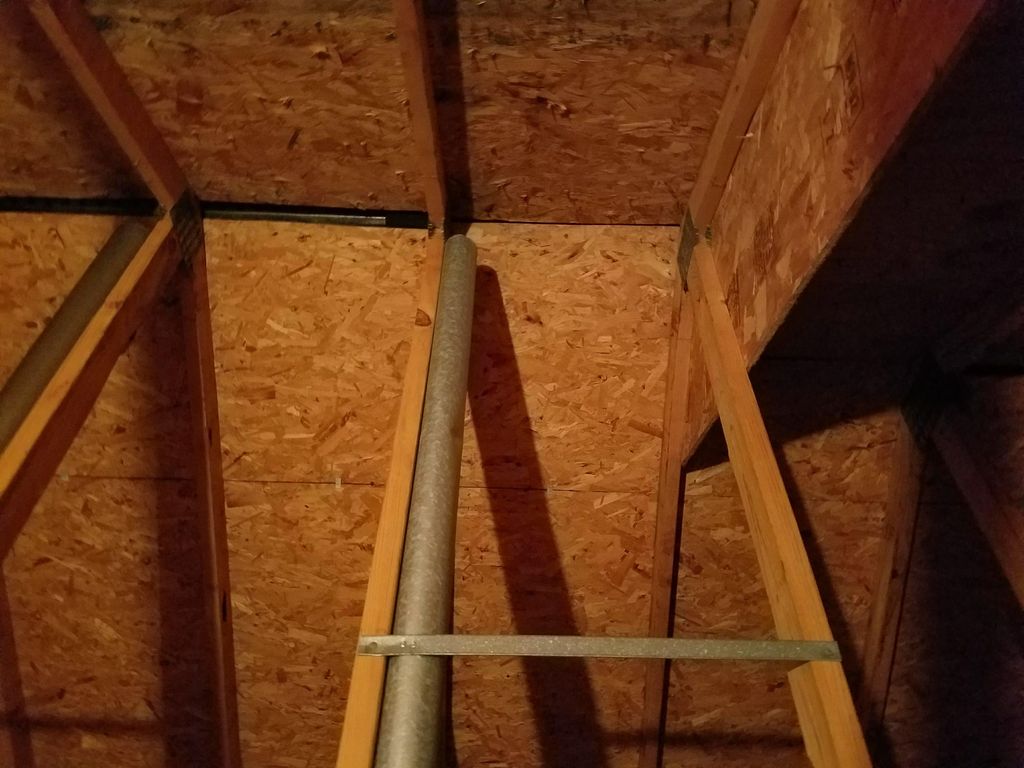 Vents should be exhausted to the exterior of the h