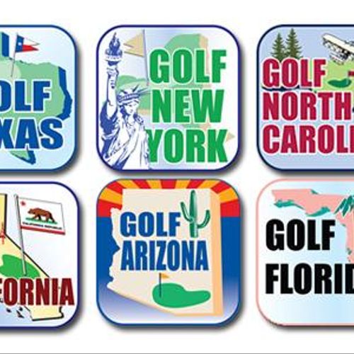 Original designs for Golf App Icons