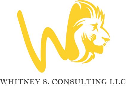 Logo and branding design for Whitney S. Consulting