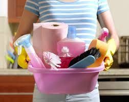 We provide the cleaning supplies needed to clean y