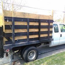 Lift gate truck for heavy items