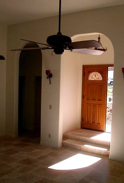 Curved Walls Finished, Bullnose Drywall Corners
