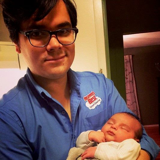 Reuben (owner) and son (Sam)