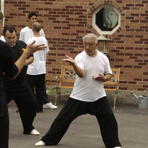 S. Tabor studying Tai Chi in under Master Liu Chen