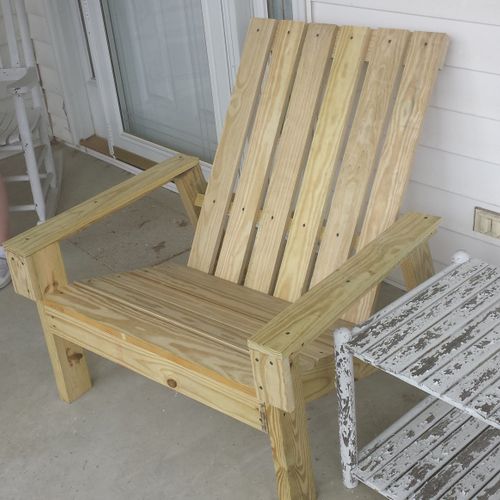 over size Adirondack chair