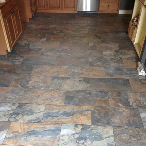 Ceramic Tile Kitchen Floor