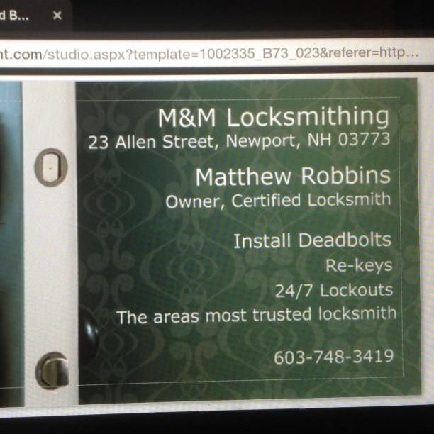 M&M Locksmithing