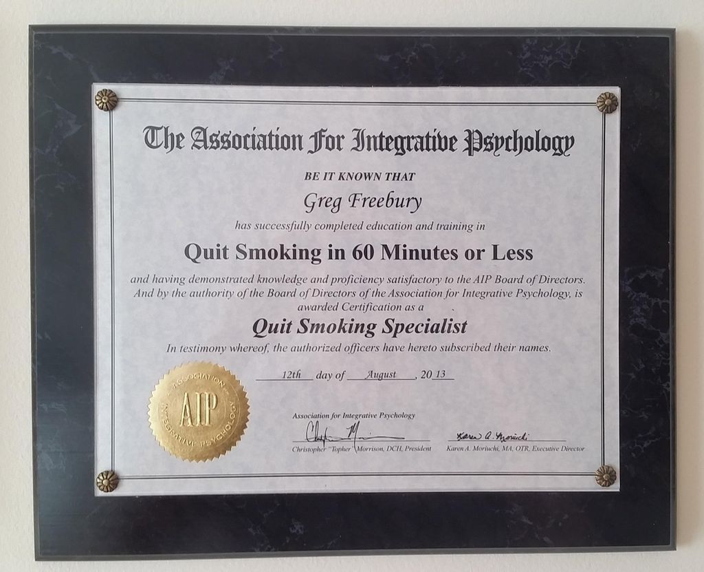 Certified Quit Smoking Specialist